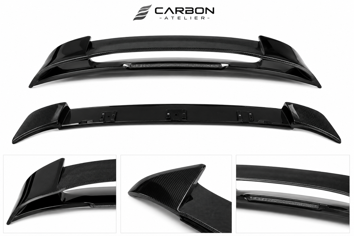Performance Roof Spoiler for Porsche Macan (2014–2020) | Carbon Black Rear Wing