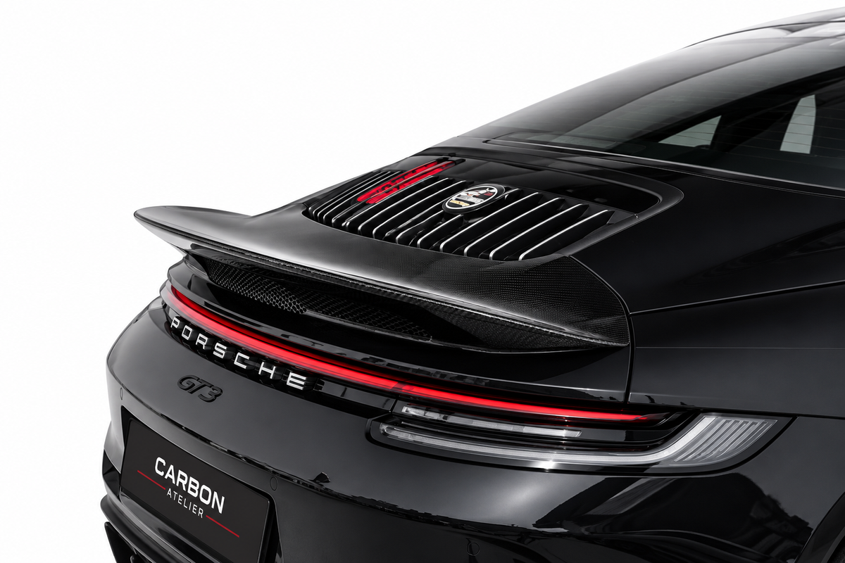 GT3 Style Full Carbon Fiber Rear Spoiler For Porsche 911 992 2019+
