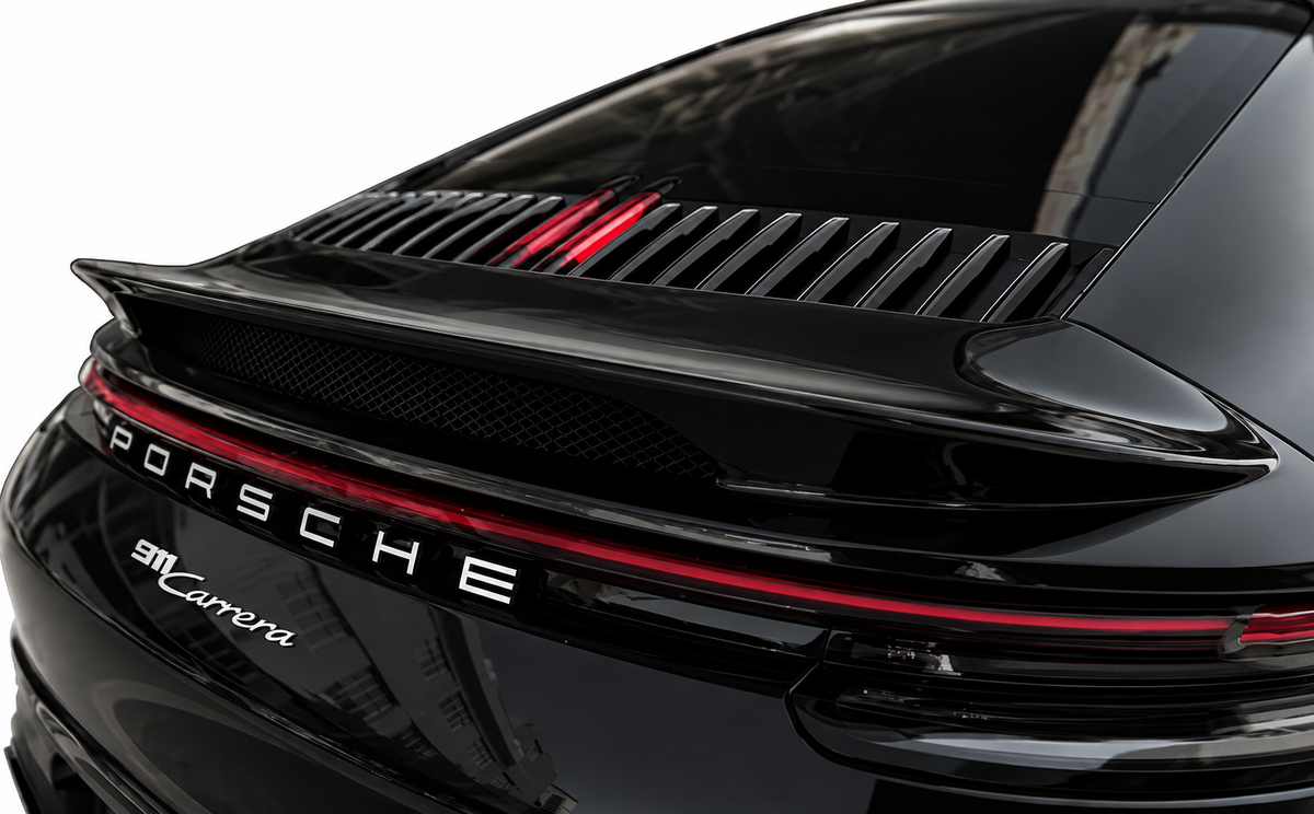 GT3 Style Full Carbon Fiber Rear Spoiler Base Spoiler Frame Spoiler Ducktail For Porsche 911 992 2019+