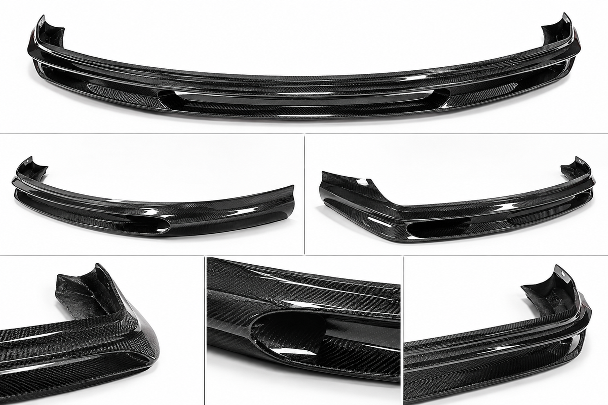 Dry Carbon Fiber Front Lip Spoiler for Porsche Macan GTS 2022–2024