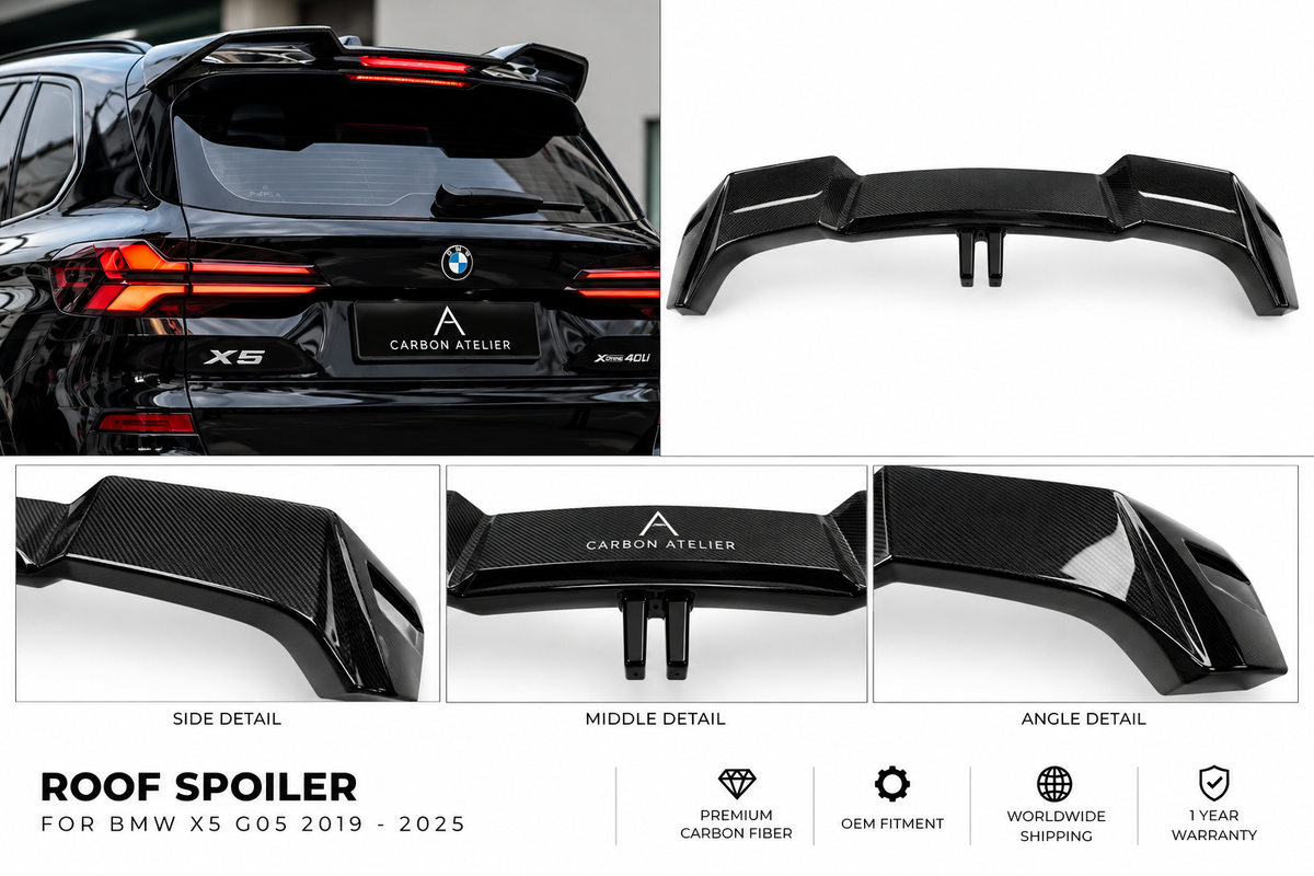 BMW X5 G05 2019–2025 Rear Diffuser & Carbon Fiber Exhaust Tips Upgrade Kit