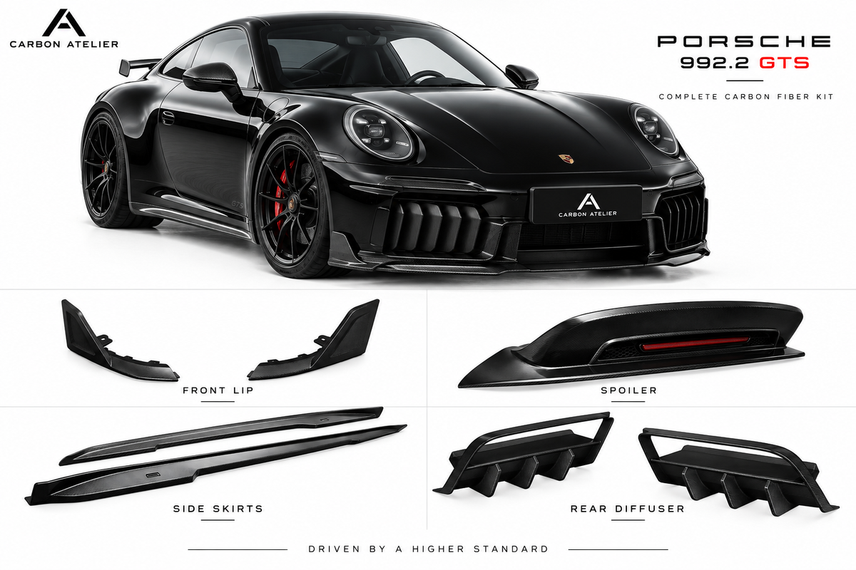Full Carbon Fiber Body Kit for Porsche 911 992.2 GTS Coupe & Convertible