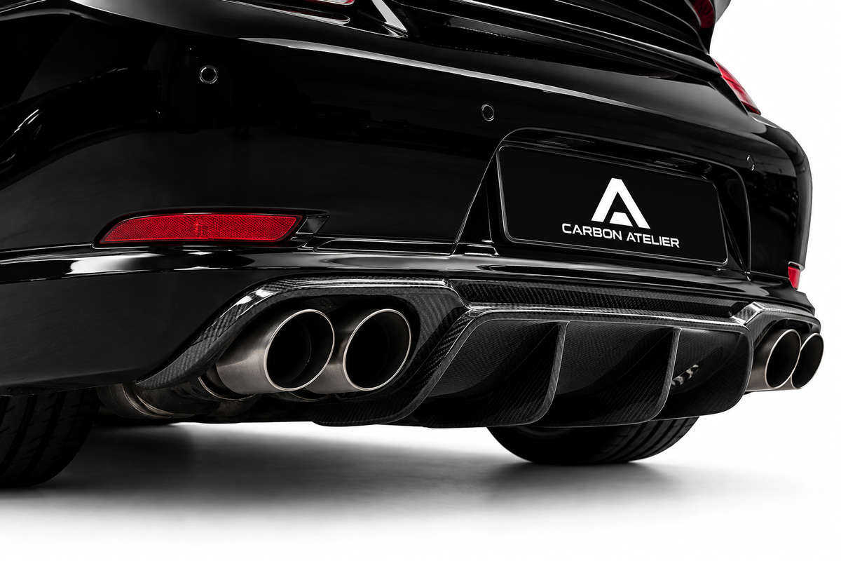Carbon Fiber Rear Diffuser for Porsche 911 991.1 2012–2015