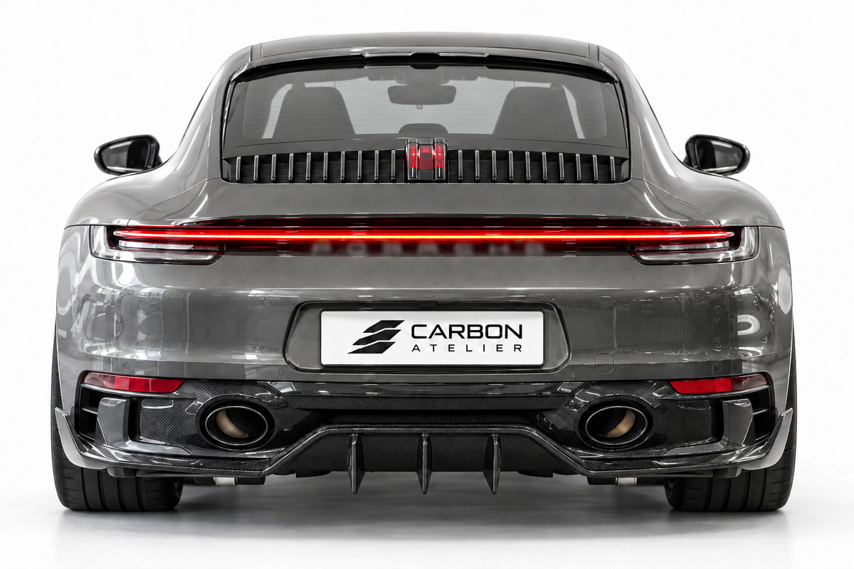 Carbon Atelier Rear Diffuser for Porsche 911 992 Carrera / Carrera GTS / Turbo S (2019-2023)