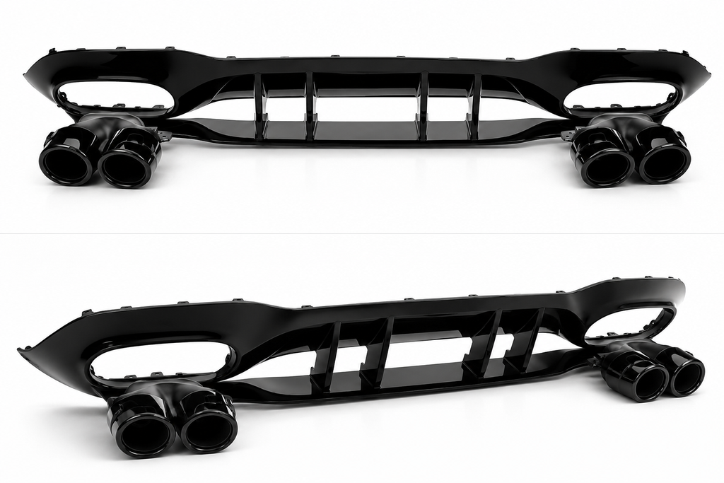 AMG-Inspired Rear Diffuser – Compatible with Mercedes A-Class W177 Facelift (2023–Present)