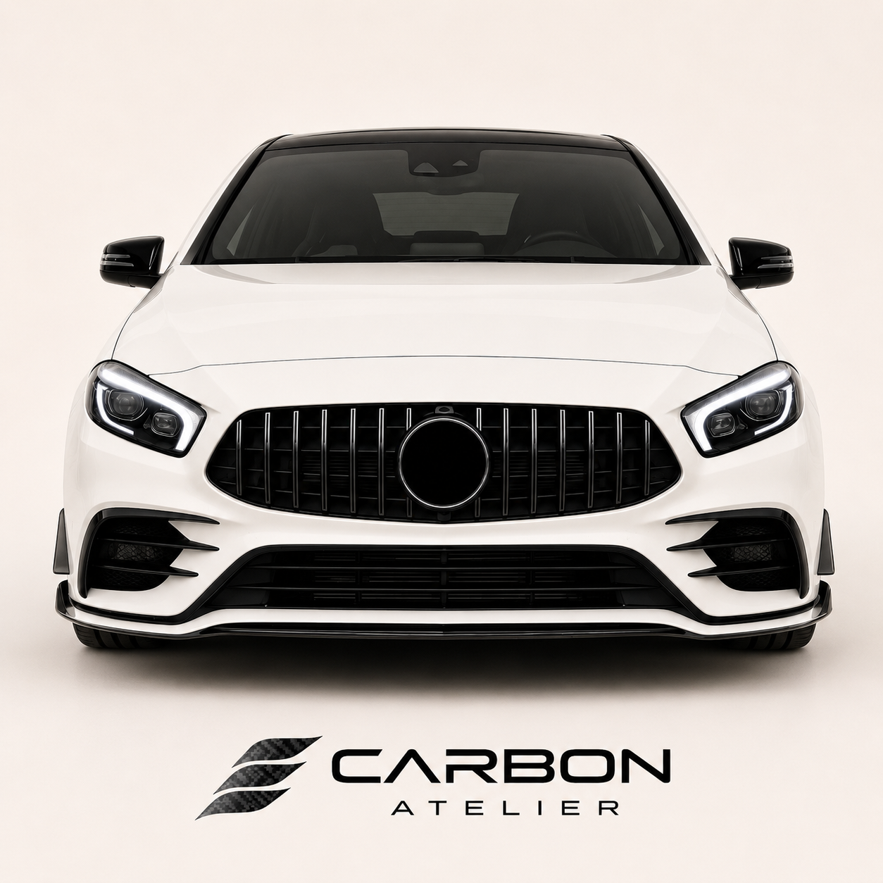 AMG-Inspired GT Front Grille for Mercedes A-Class W177 Facelift (2023+)