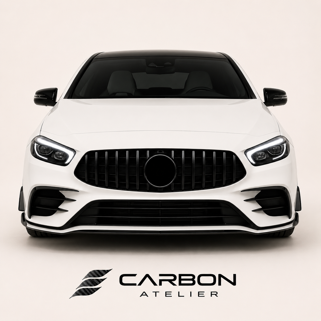 GT Style Front Grille compatible with Mercedes A-Class W177 (2018–2023)