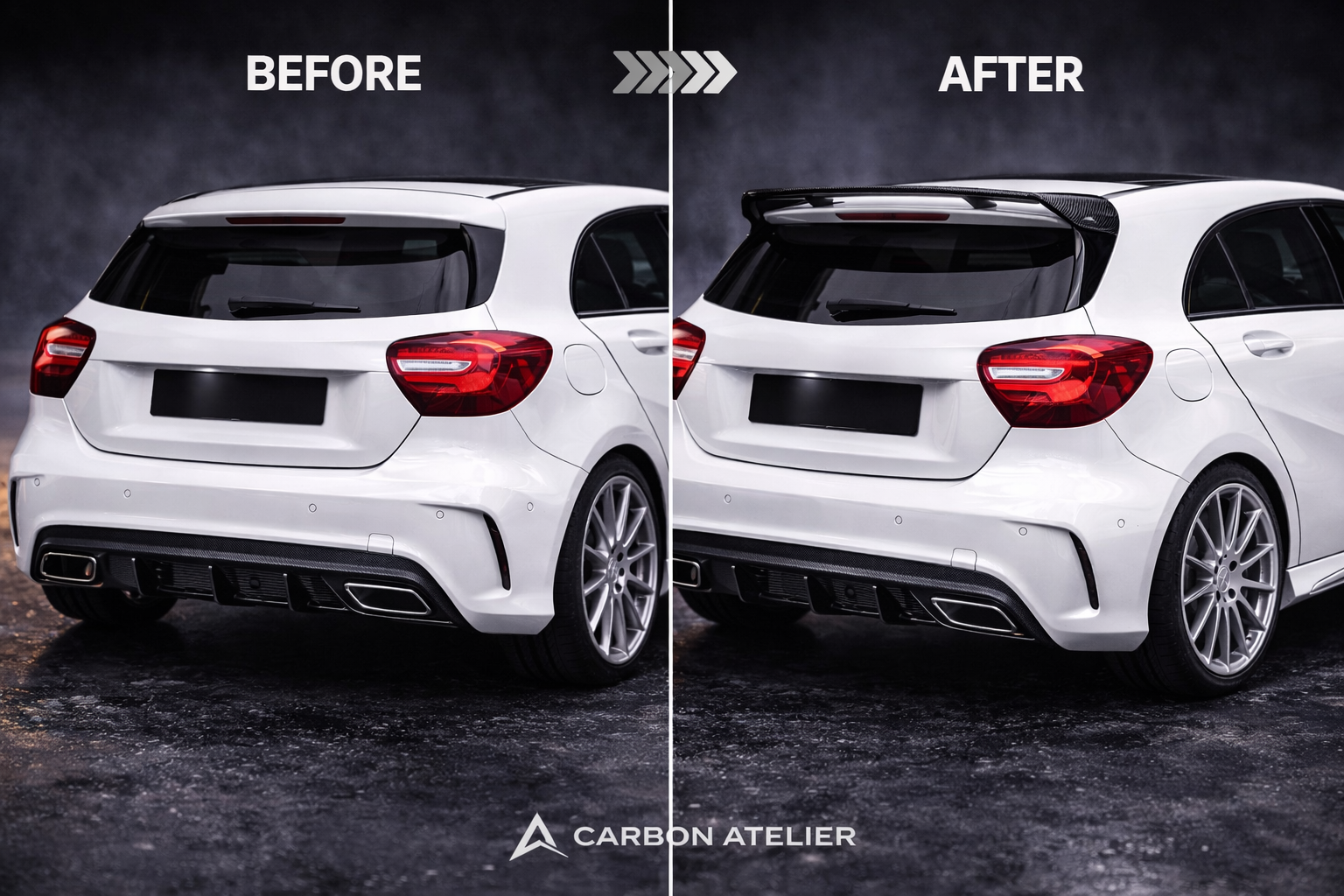 Performance Roof Spoiler for Mercedes A-Class W176 (2013–2018) Hatchback