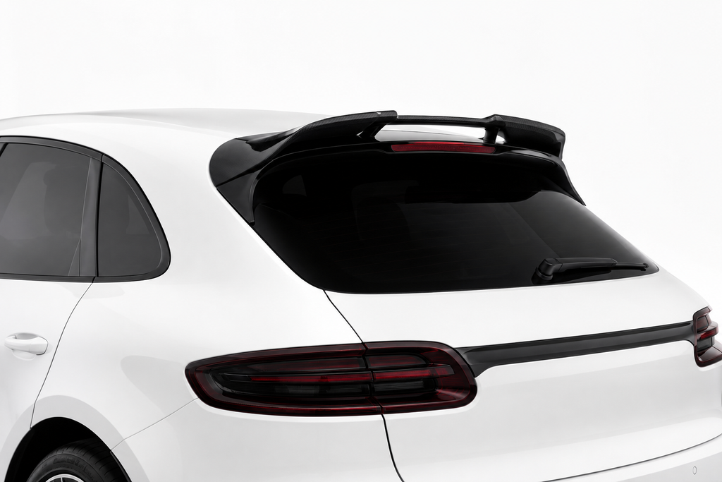 Performance Roof Spoiler for Porsche Macan (2014–2020) | Carbon Black Rear Wing