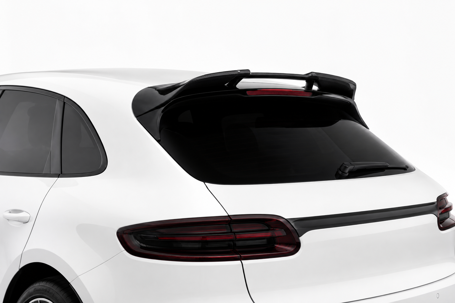 Performance Roof Spoiler for Porsche Macan (2014–2020) | Carbon Black Rear Wing