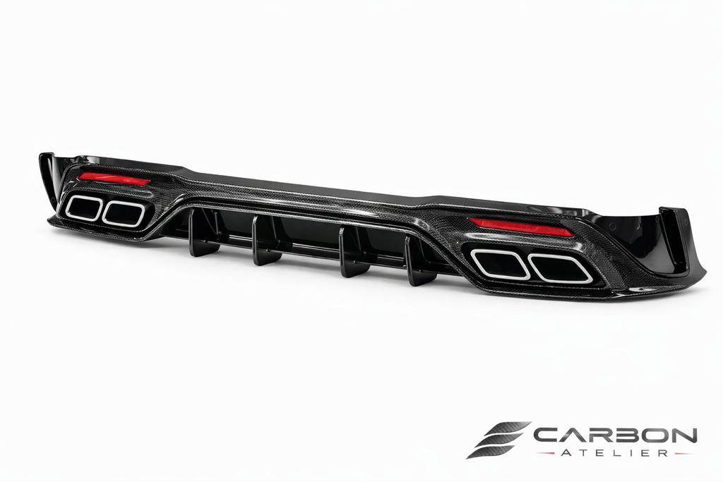 AMG-Inspired Rear Diffuser – Compatible with Mercedes A-Class W177 Facelift (2023–Present)