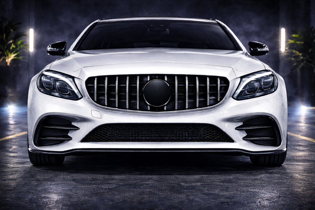 GT Style Front Grille – Compatible with Mercedes C-Class Coupe C205 (2015–2018)