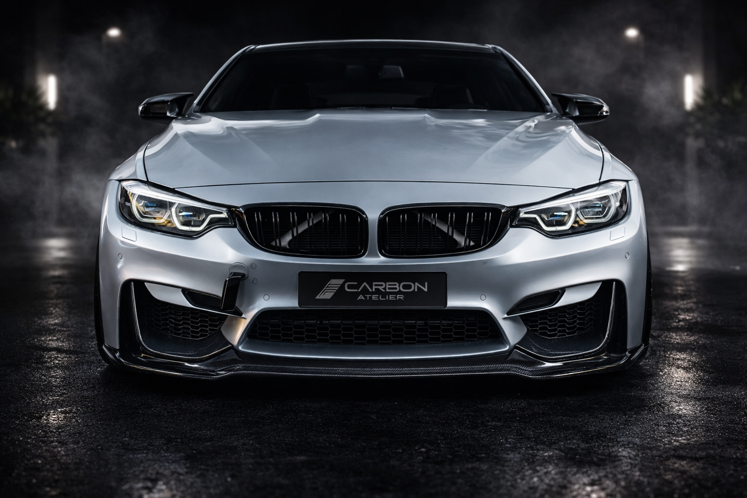 Carbon Fiber Front Bumper Lip Splitter for 3 & 4 Series F30 / F32 / F80 / F82 (2015–2020)