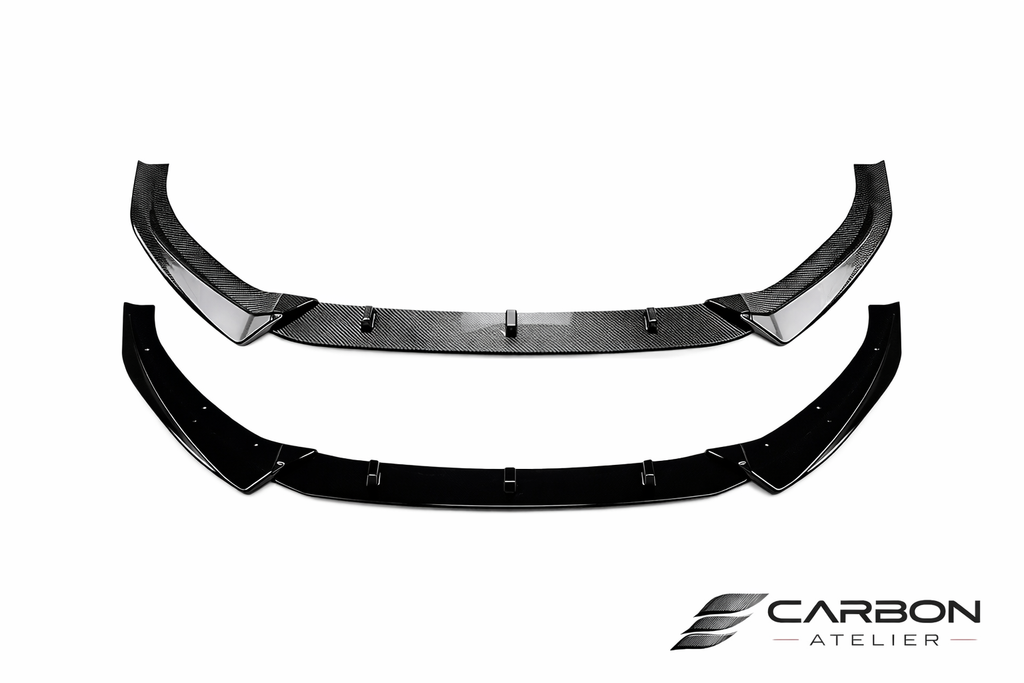 Carbon Fiber Front Lip Splitter for A3 / S3 8V S-Line (2016–2020)