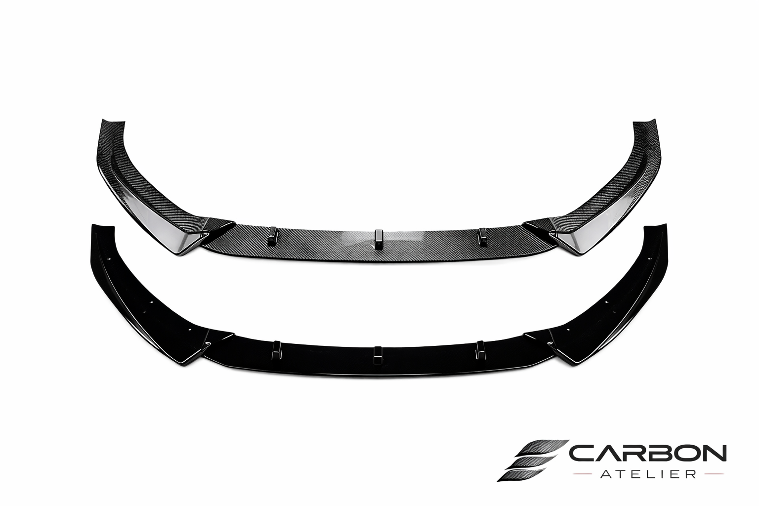 Carbon Fiber Front Lip Splitter for A3 / S3 8V S-Line (2016–2020)