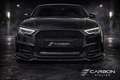 Carbon Fiber Front Lip Splitter for A3 / S3 8V S-Line (2016–2020)