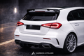 Carbon Style Roof Spoiler – Compatible with Mercedes A-Class W177 Hatchback (2018–2022)