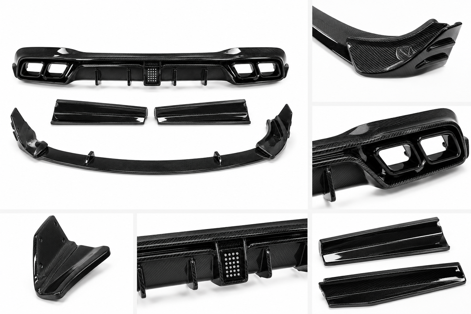 Dry Carbon Fiber AMG Body Kit for Mercedes-Benz S-Class W223 (S400 / S450 / S500 / S580) 2021–2026
