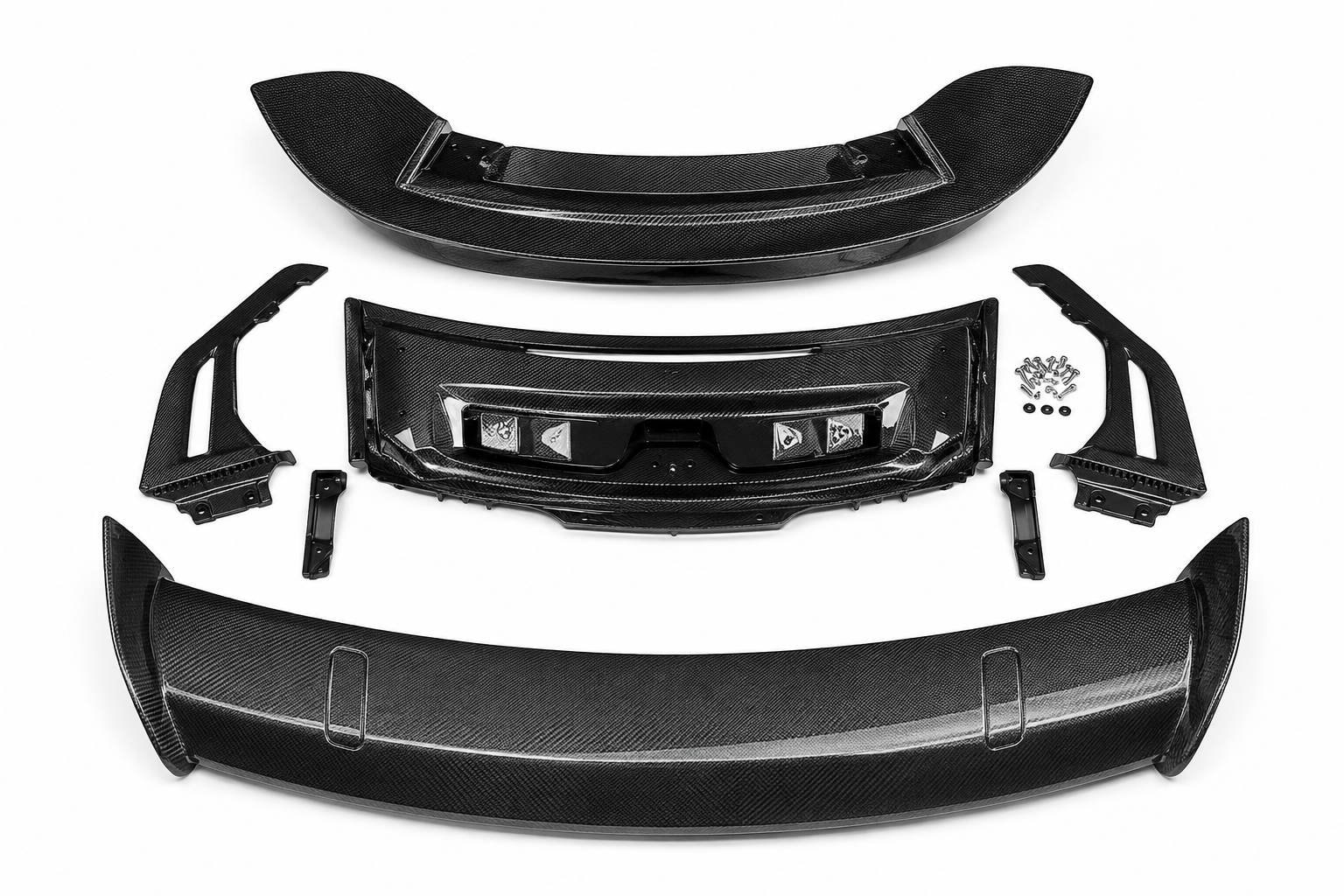 Dry Carbon Fiber GT3 Style Rear Wing for Porsche 911 992 Carrera (2019–2023)