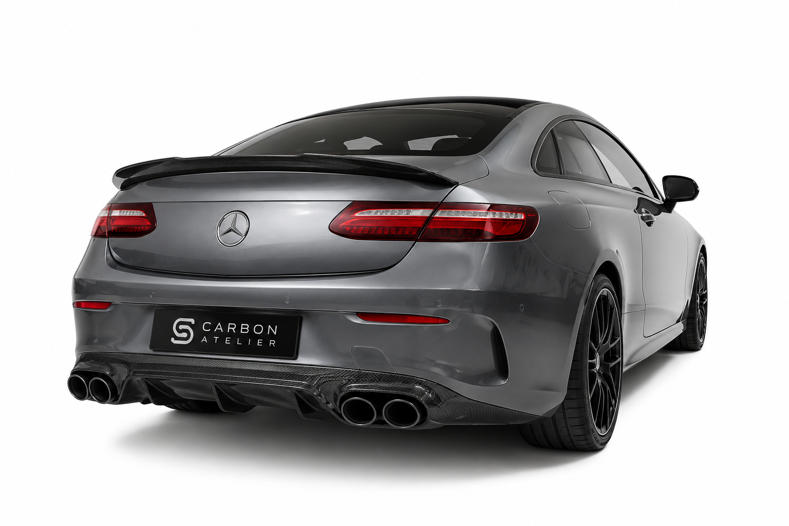 Carbon Fiber Full Body Kit for Mercedes-Benz E-Class C238 Coupe Sport E53 AMG (2017-2022) | Rear Diffuser + Trunk Spoiler + Front Lip