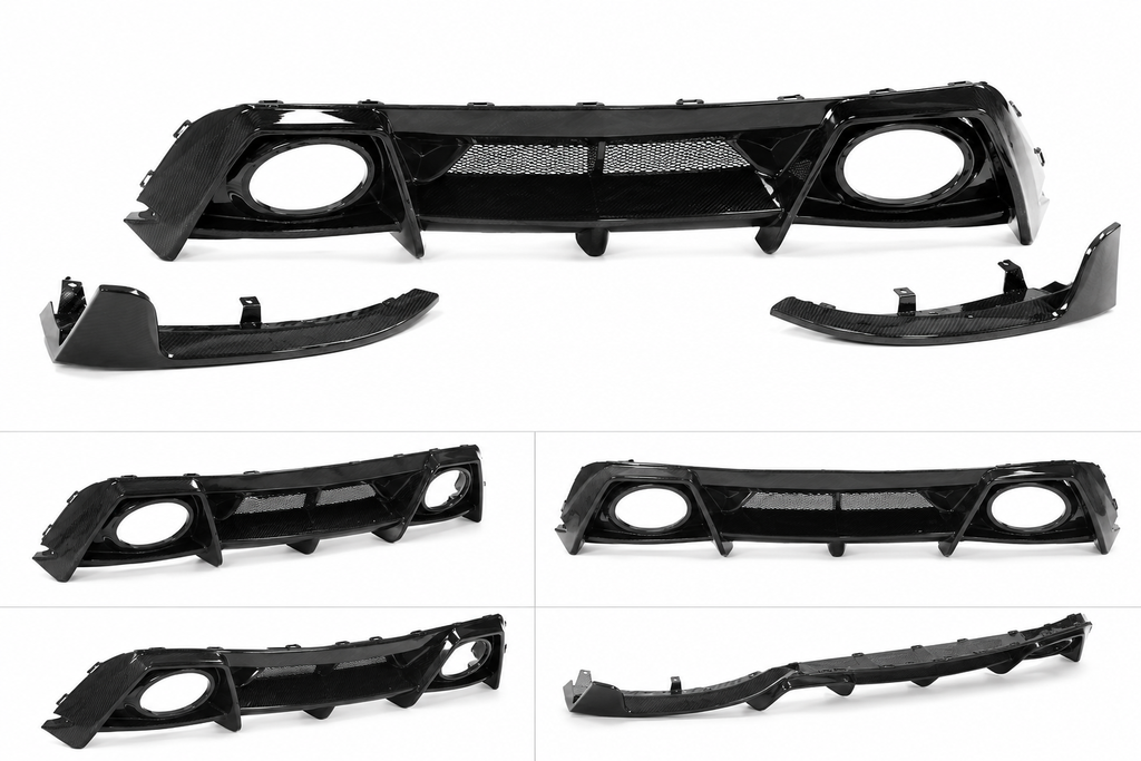 Porsche 911 992 Turbo S Carbon Fiber Rear Diffuser Kit (2019–2023)