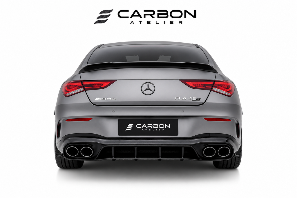 Real Carbon Fiber Rear Diffuser for Mercedes-Benz C118 CLA35 AMG & CLA45S AMG (2020-2023)