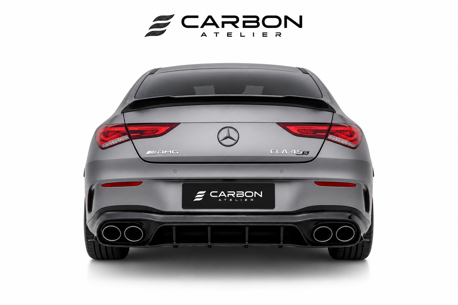 Real Carbon Fiber Rear Diffuser for Mercedes-Benz C118 CLA35 AMG & CLA45S AMG (2020-2023)