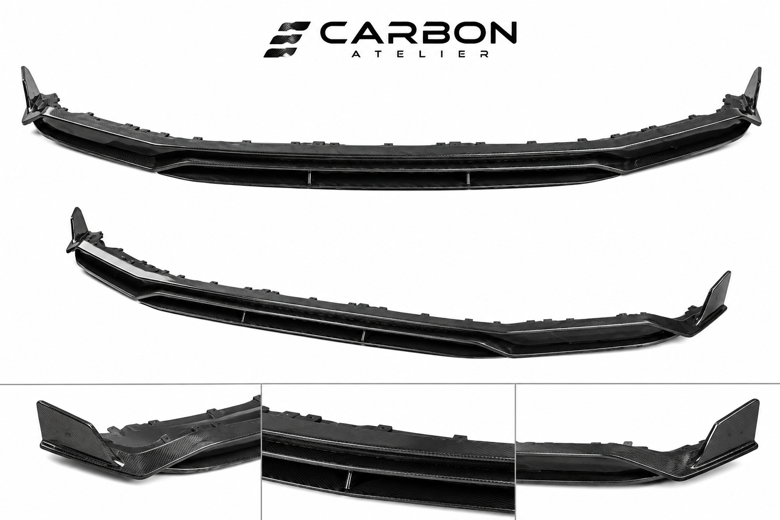Carbon Fiber Front Lip & Canards Kit for Audi R8 (2019–2023)