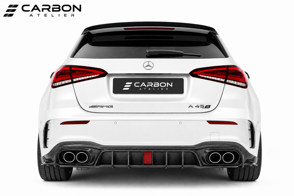 Mercedes-Benz A-Class AMG W177 (2019–2025) Forged Carbon Fiber Body Kit | Front Lip, Hood, Rear Diffuser & Spoiler