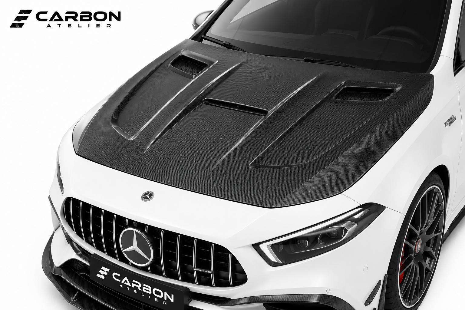 Mercedes-Benz A-Class AMG W177 (2019–2025) Forged Carbon Fiber Body Kit | Front Lip, Hood, Rear Diffuser & Spoiler