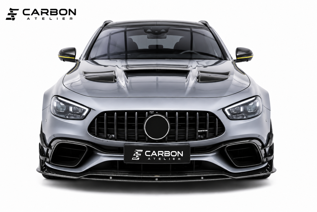 Forged Carbon Fiber Full Body Kit for Mercedes-Benz E-Class W213 (2021–2023) E260, E300, E43 AMG, E63 S AMG | Front Lip, Rear Diffuser, Side Skirts & Air Vent Covers