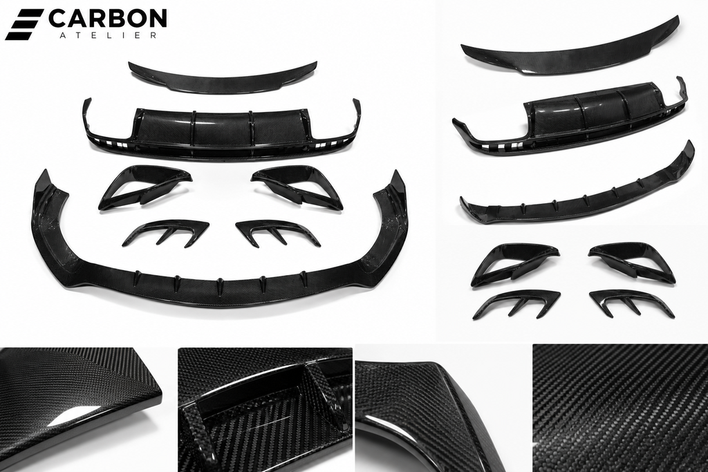 Mercedes-Benz S63 AMG Coupe W217/C217 - S500 Dry Carbon Fiber Body Kit (2015–2020)
