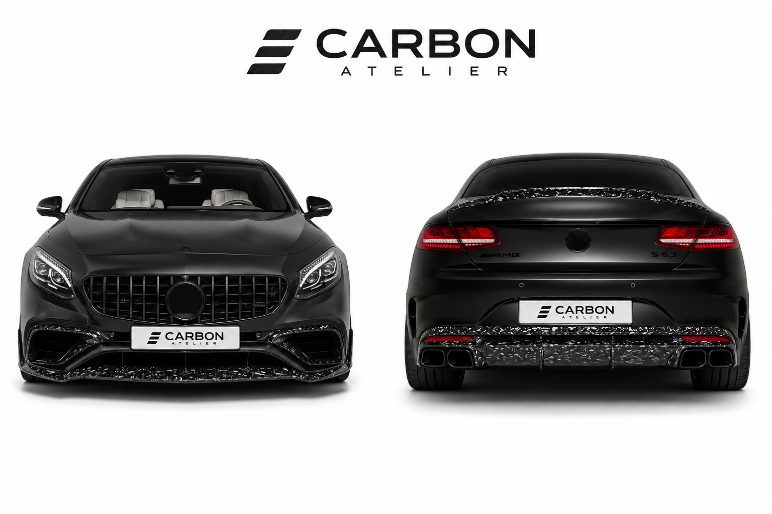 Mercedes-Benz S63 AMG Coupe W217/C217 - S500 Dry Carbon Fiber Body Kit (2015–2020)