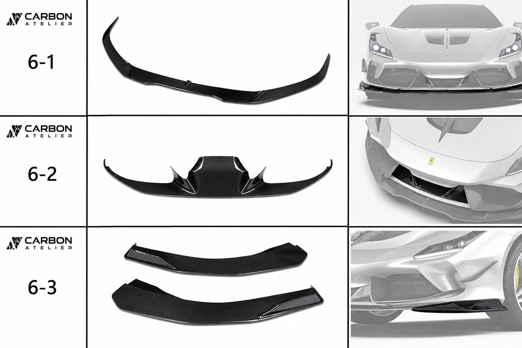 Dry Carbon Fiber Full Body Kit for Ferrari F8 Tributo / Spider (2019+)