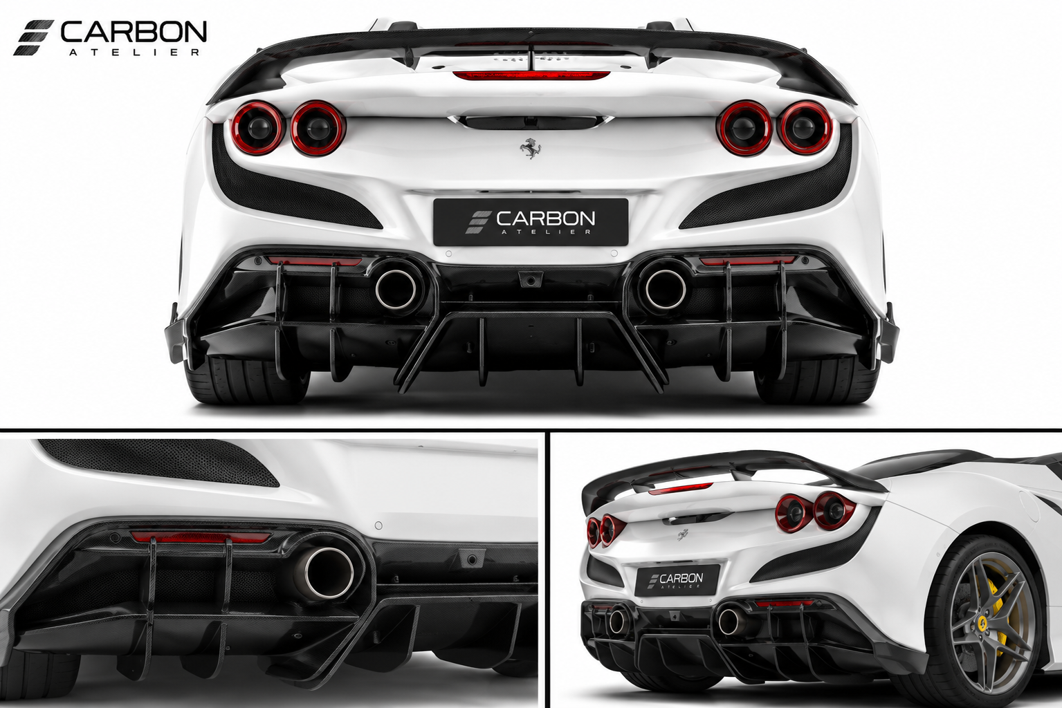 Dry Carbon Fiber Full Body Kit for Ferrari F8 Tributo / Spider (2019+)