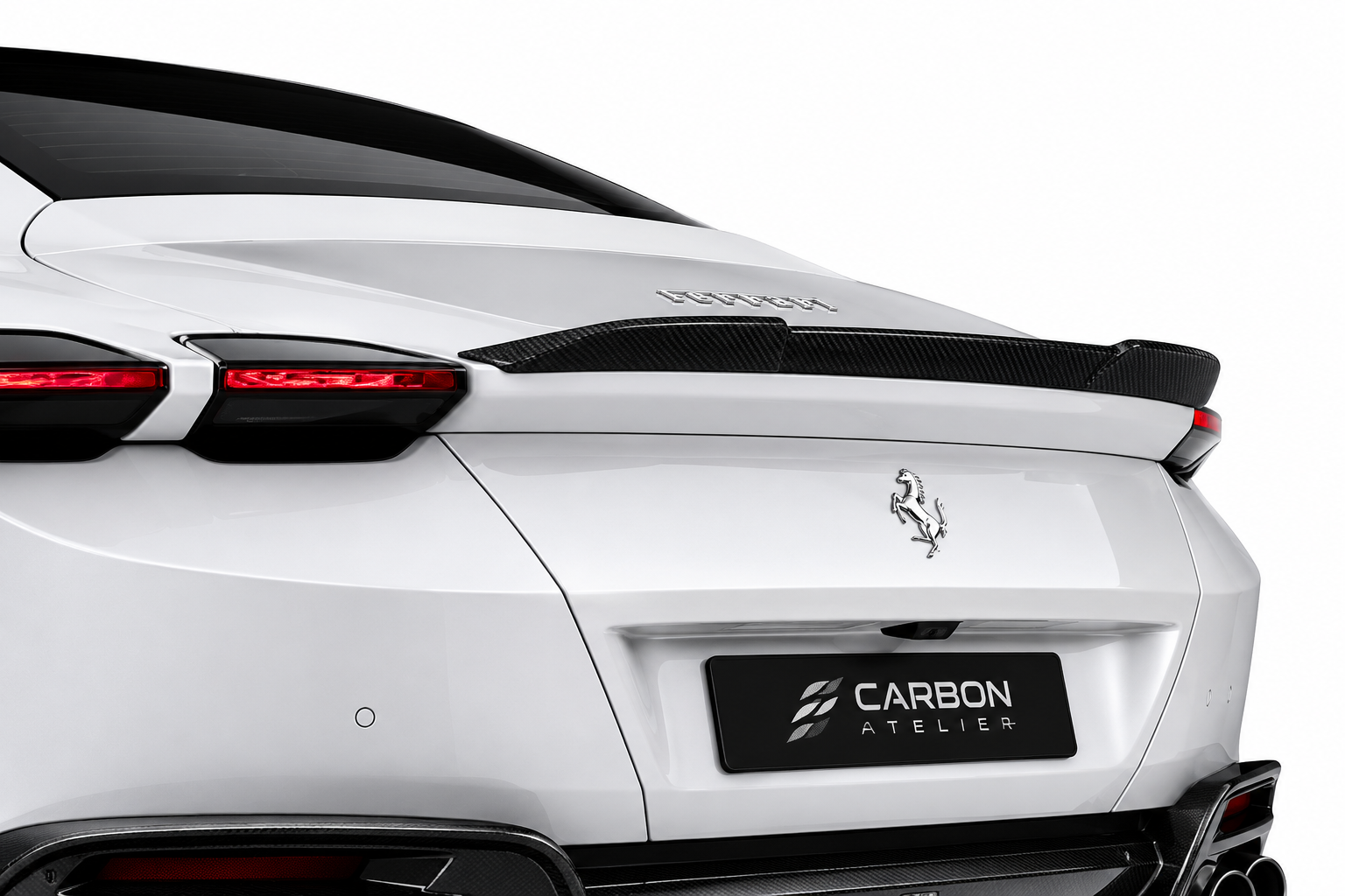 Dry Carbon Fiber Body Kit for Ferrari Roma (2020+) – Front Lip, Side Skirts, Rear Diffuser & Rear Spoiler