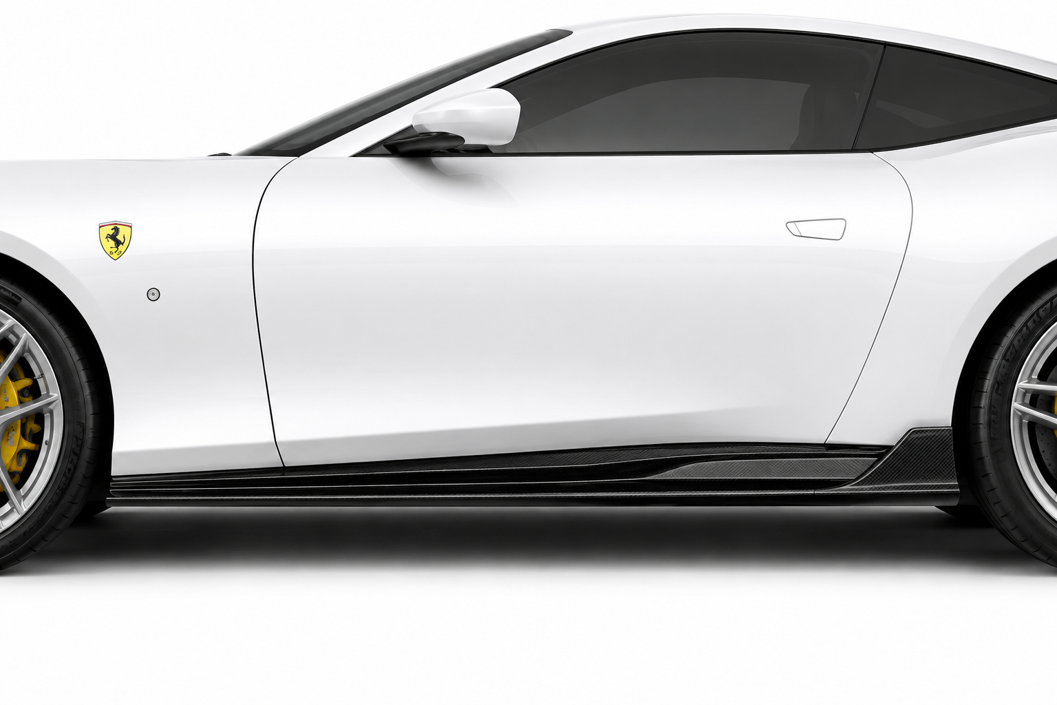 Dry Carbon Fiber Body Kit for Ferrari Roma (2020+) – Front Lip, Side Skirts, Rear Diffuser & Rear Spoiler