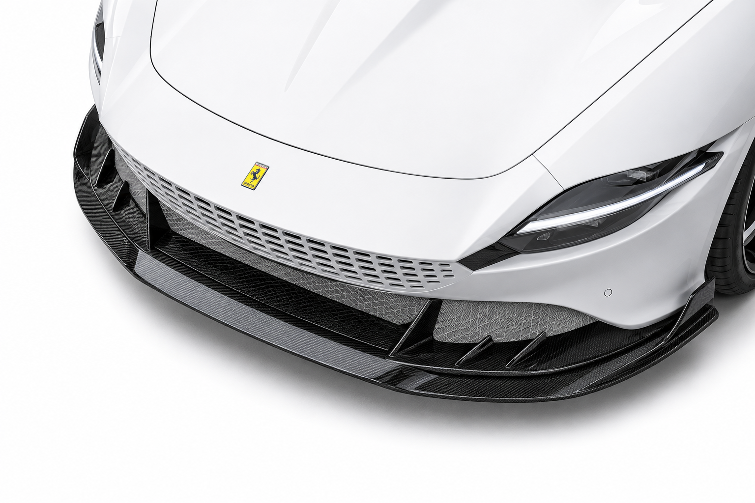 Dry Carbon Fiber Body Kit for Ferrari Roma (2020+) – Front Lip, Side Skirts, Rear Diffuser & Rear Spoiler