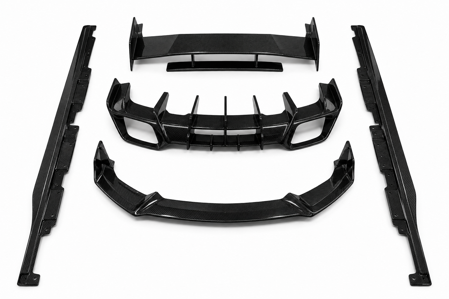 Mercedes-Benz AMG GT C190 GTR/GTS/GTC Complete Dry Carbon Fiber Body Kit (2015–2017)