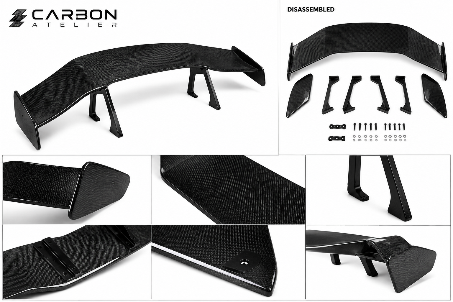 Lamborghini Gallardo GT Style Rear Spoiler – Carbon Fiber, Forged Carbon & FRP | 2003–2013