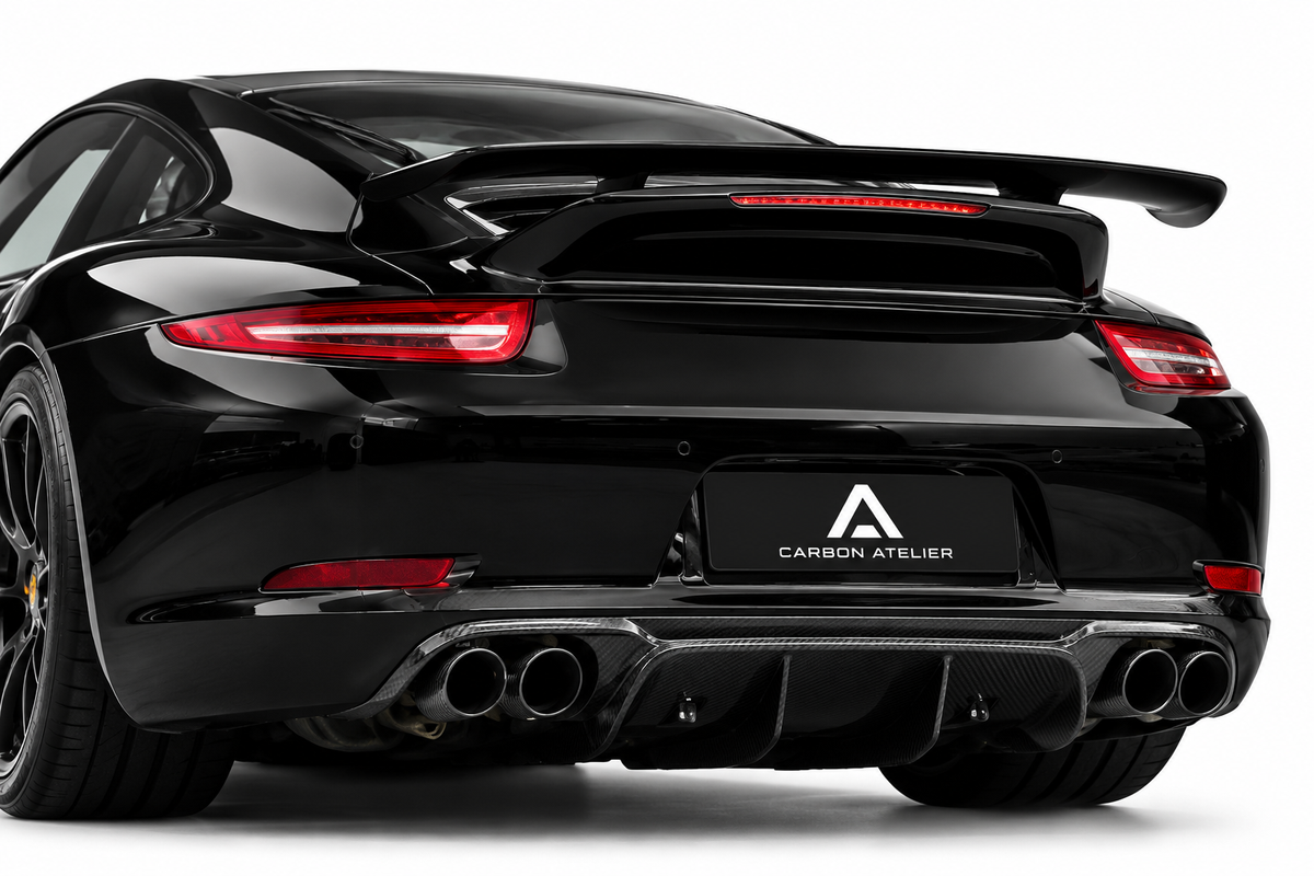 Carbon Fiber Rear Diffuser for Porsche 911 991.1 2012–2015