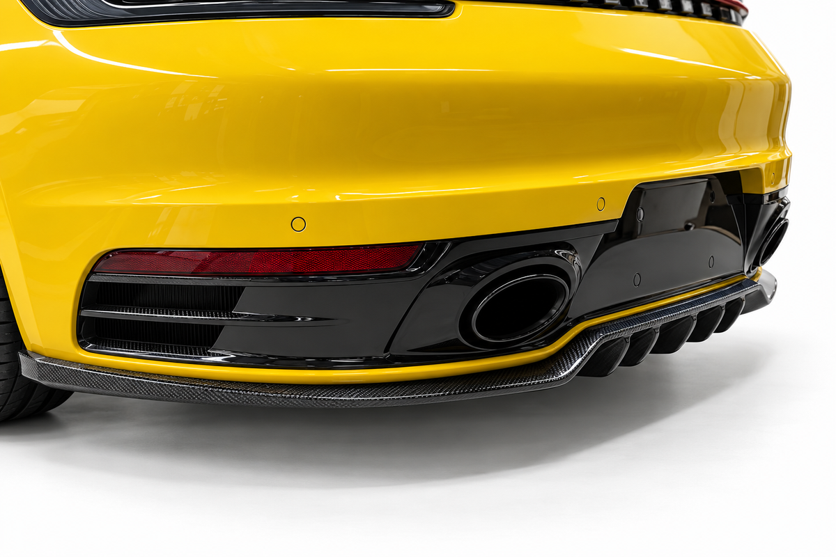 Carbon Fiber Rear Diffuser for Porsche 911 992 Carrera (2019–2023)