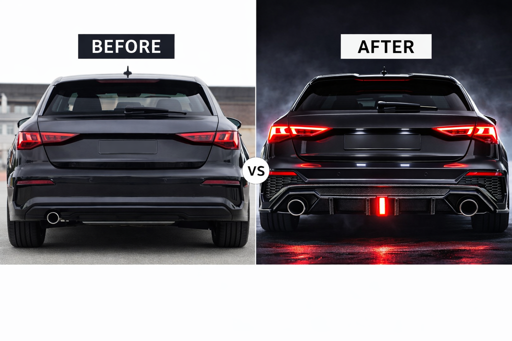 Performance Rear Bumper for Audi A3 (2021–2024)