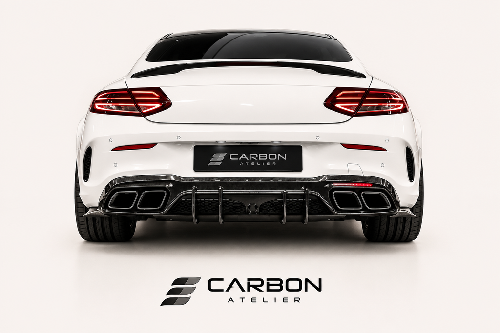 Performance Rear Diffuser for Mercedes C-Class Coupe C205 Facelift (2019–2022)