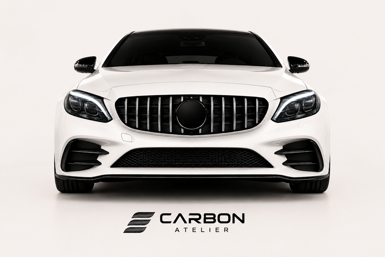 GT Style Front Grille – Compatible with Mercedes C-Class Coupe C205 (2015–2018)