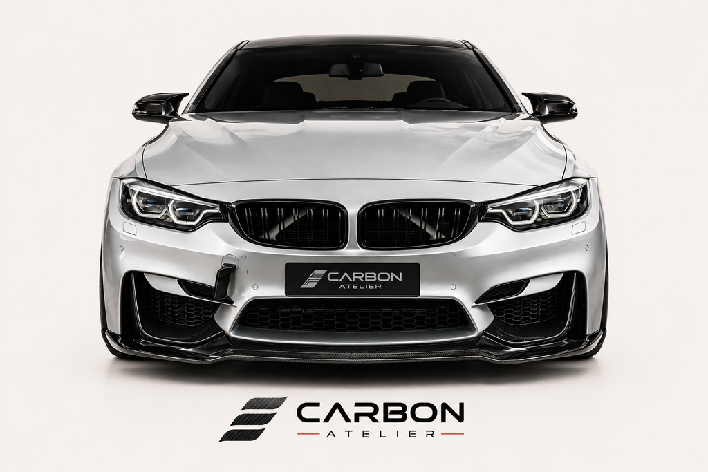 Carbon Fiber Front Bumper Lip Splitter for 3 & 4 Series F30 / F32 / F80 / F82 (2015–2020)