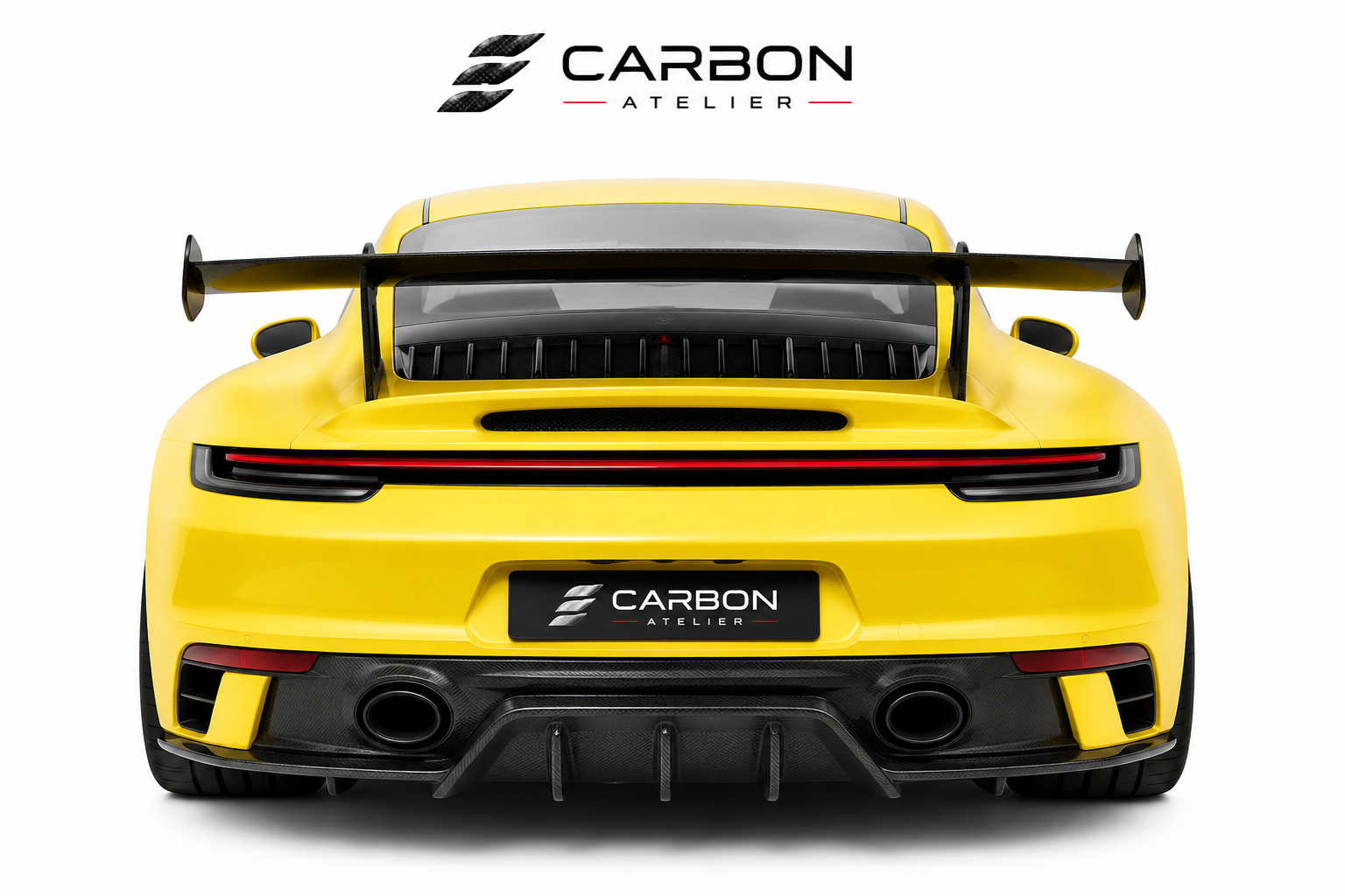 Carbon Atelier Rear Diffuser for Porsche 911 992 Carrera / Carrera GTS / Turbo S (2019-2023)
