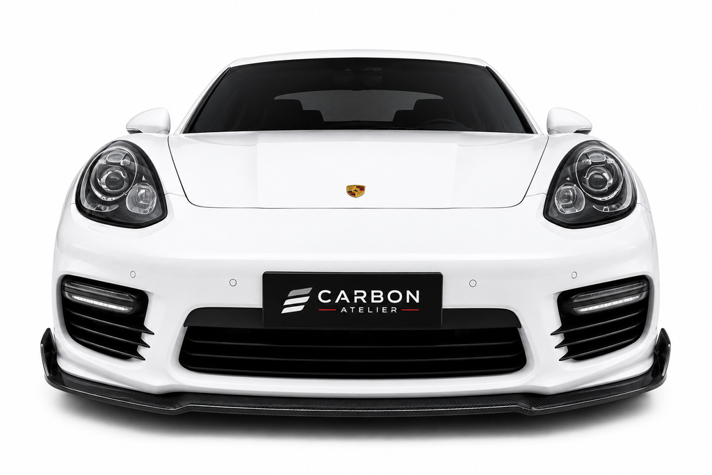 Carbon Fiber Front Lip Splitter for Porsche Panamera 970.2 (2014-2016) | Performance Style Upgrade