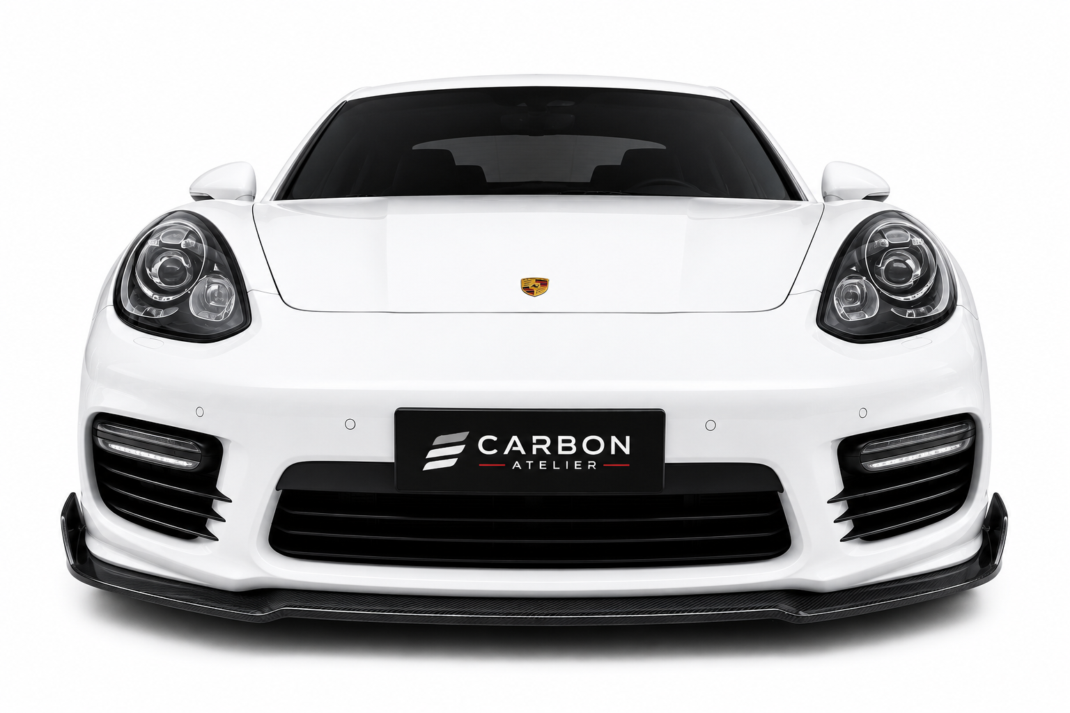 Carbon Fiber Front Lip Splitter for Porsche Panamera 970.2 (2014-2016) | Performance Style Upgrade