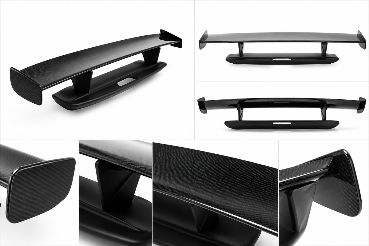 Dry Carbon Fiber GT3 RS Style Rear Wing Spoiler for Porsche 911 991 (2012-2019) – Performance Upgrade